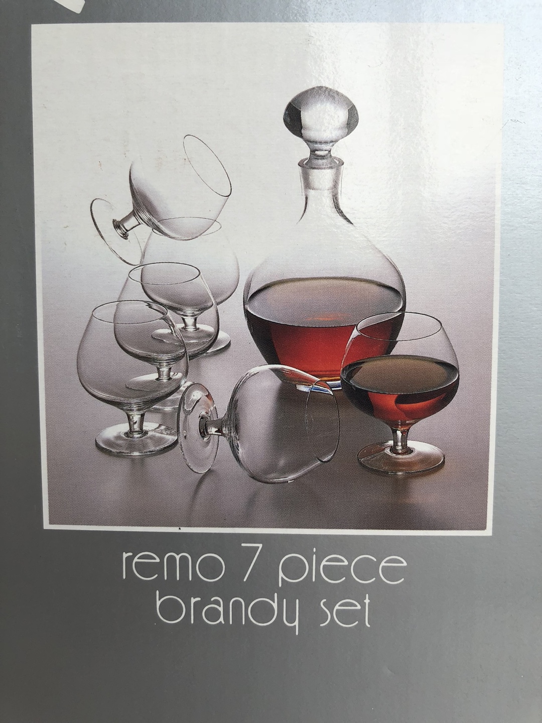 Crystal Brandy Set
