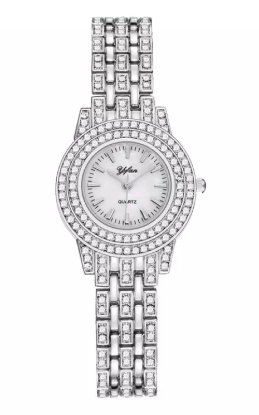 new stainless steel sparkly watch