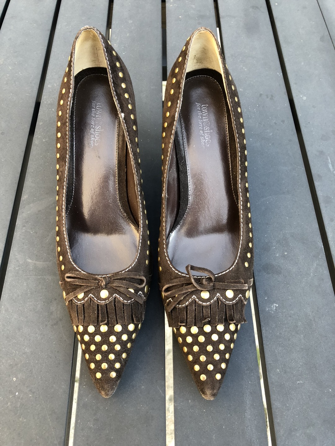 Women’s Brown Suede Heels from Town Shoes 10B - photo 2