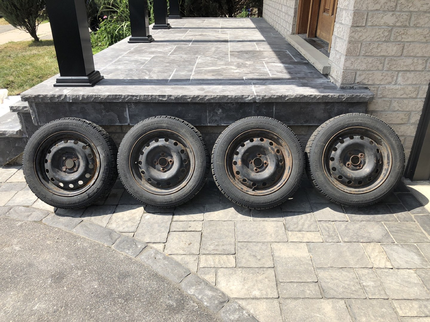 P185/60R15 Winter Tires & Rims