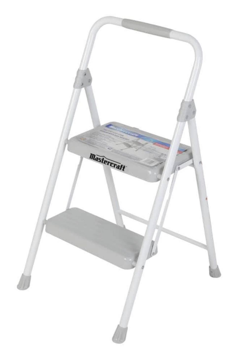 Mastercraft 2-Step Metal Folding Step Stool