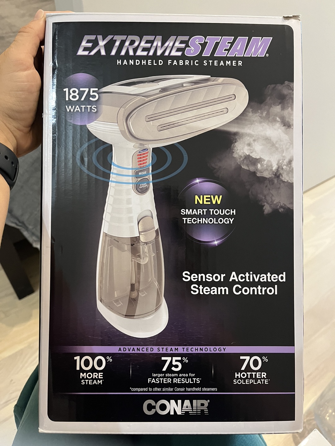 CONAIR Extreme Steam Steamer with Original box thumbnail