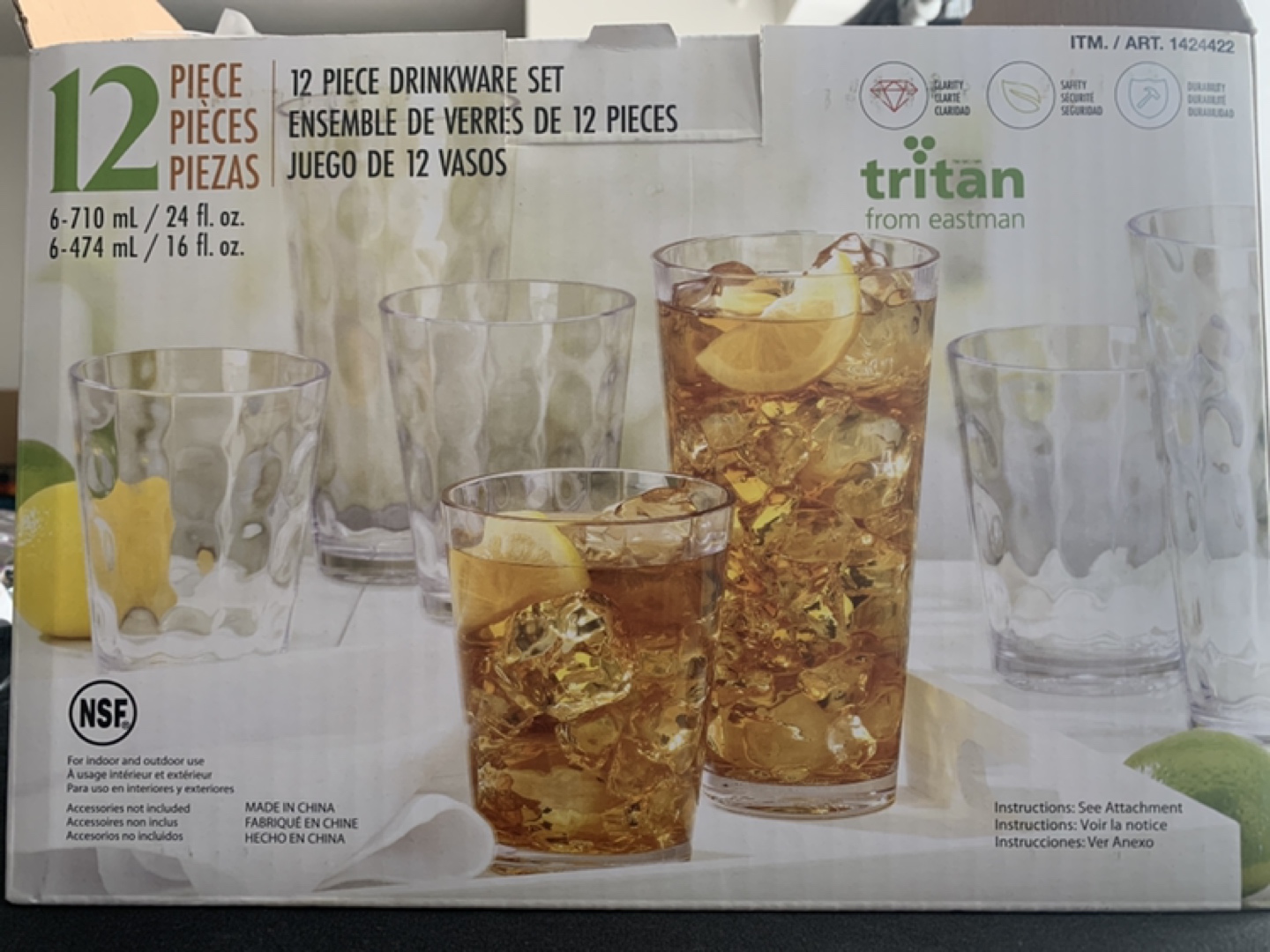 Unbreakable Drinking/ Juice Glass Set/$5 for one set image indicator(3)