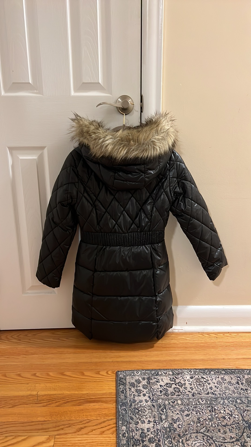 Michael Kors - junior girls, size 10/12, black puffer jacket - photo 2