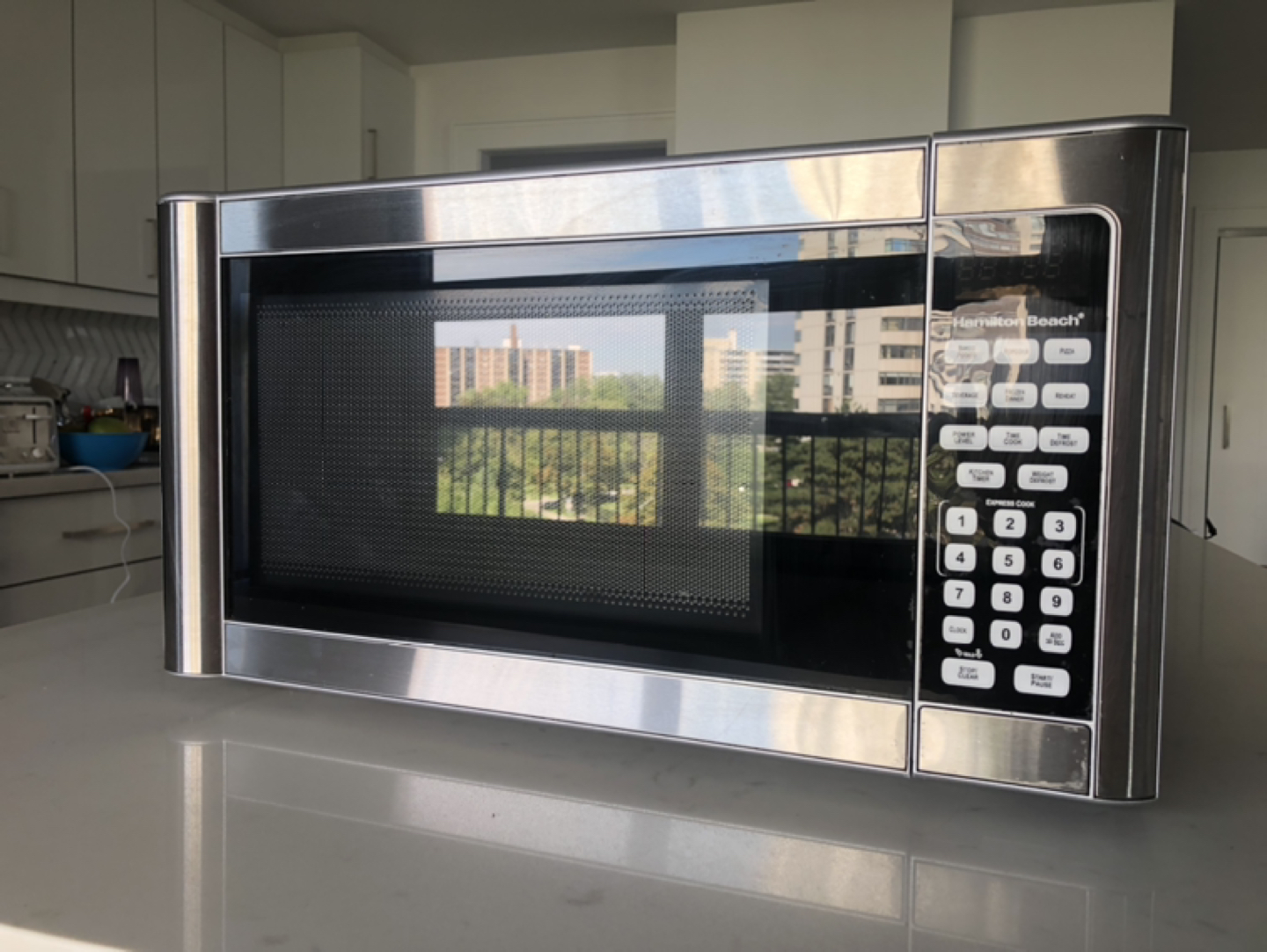 Hamilton Beach 1.1 cu.ft. Stainless Steel Microwave
