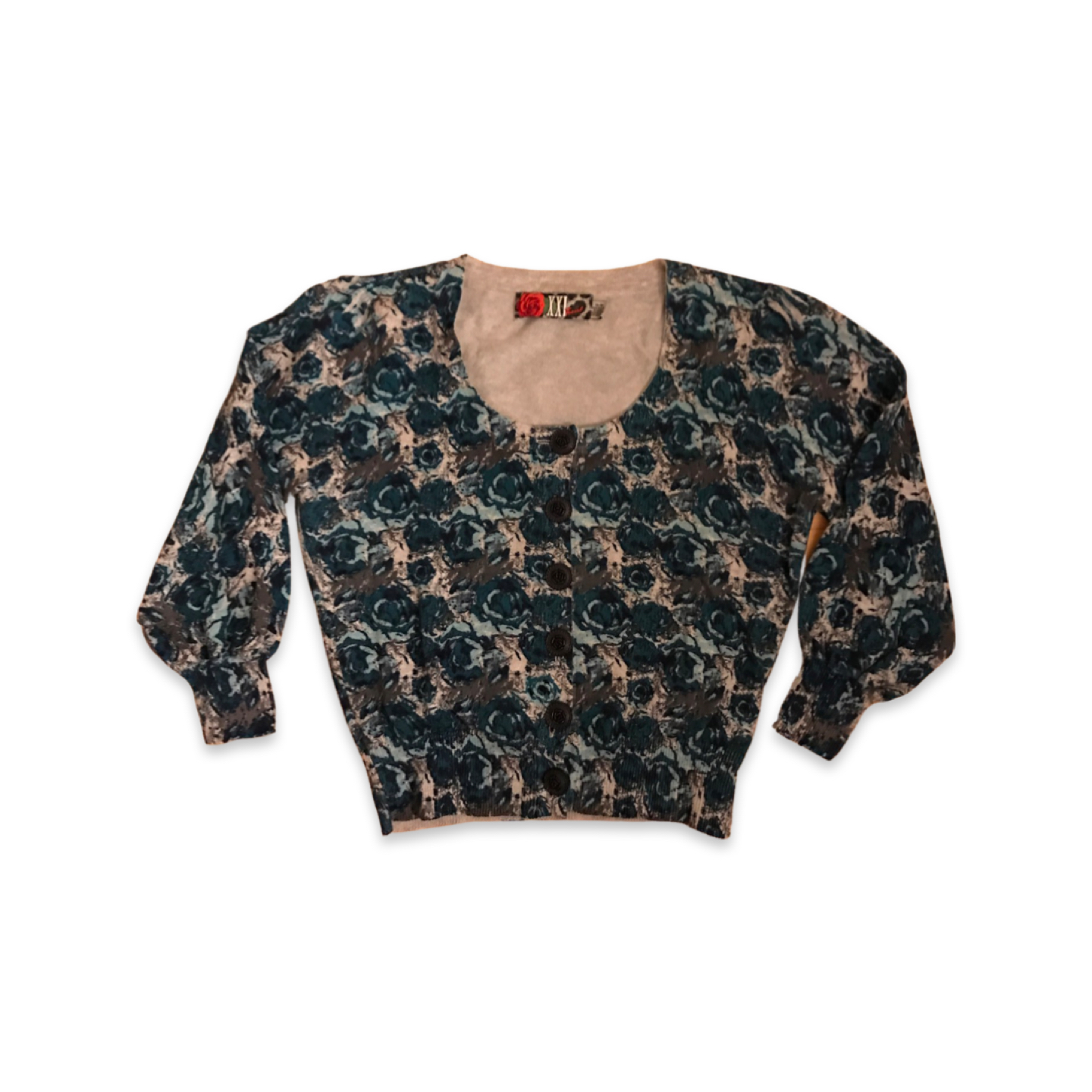 XXI Floral Print Cardigan thumbnail