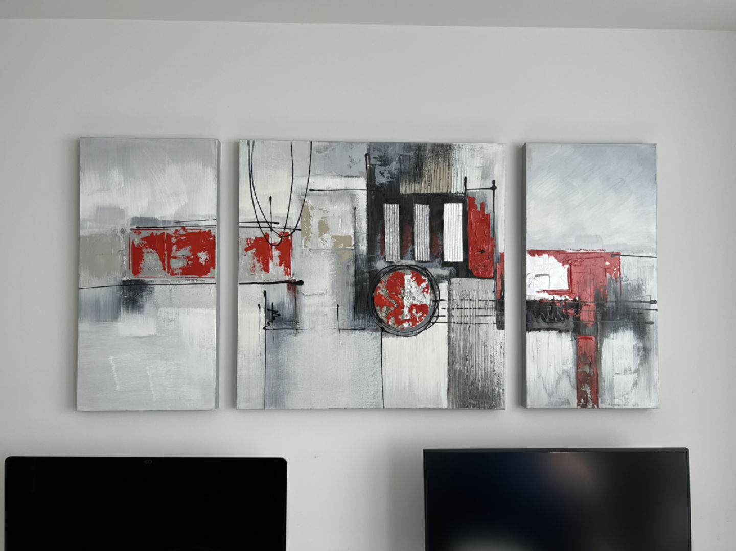 Abstract Structube Wall Painting