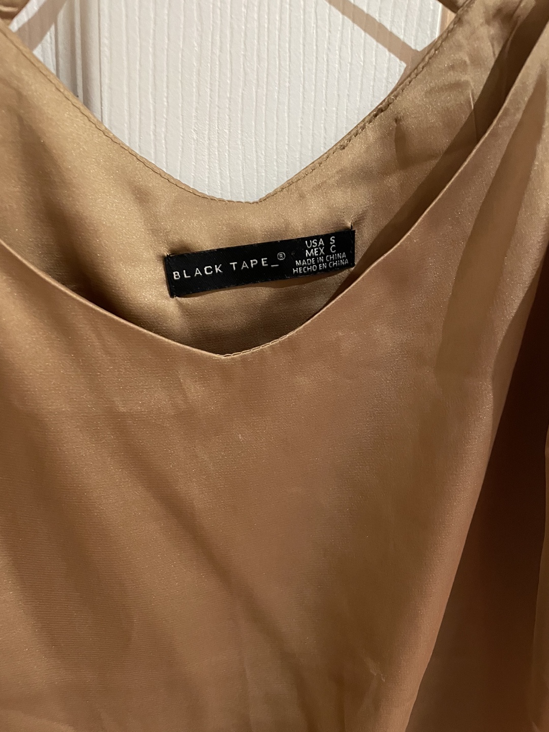 Satin gold cami - photo 2