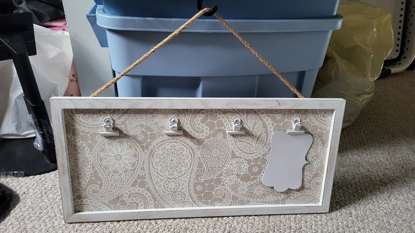 photo display frame - wood, rustic shabby chic image indicator(2)