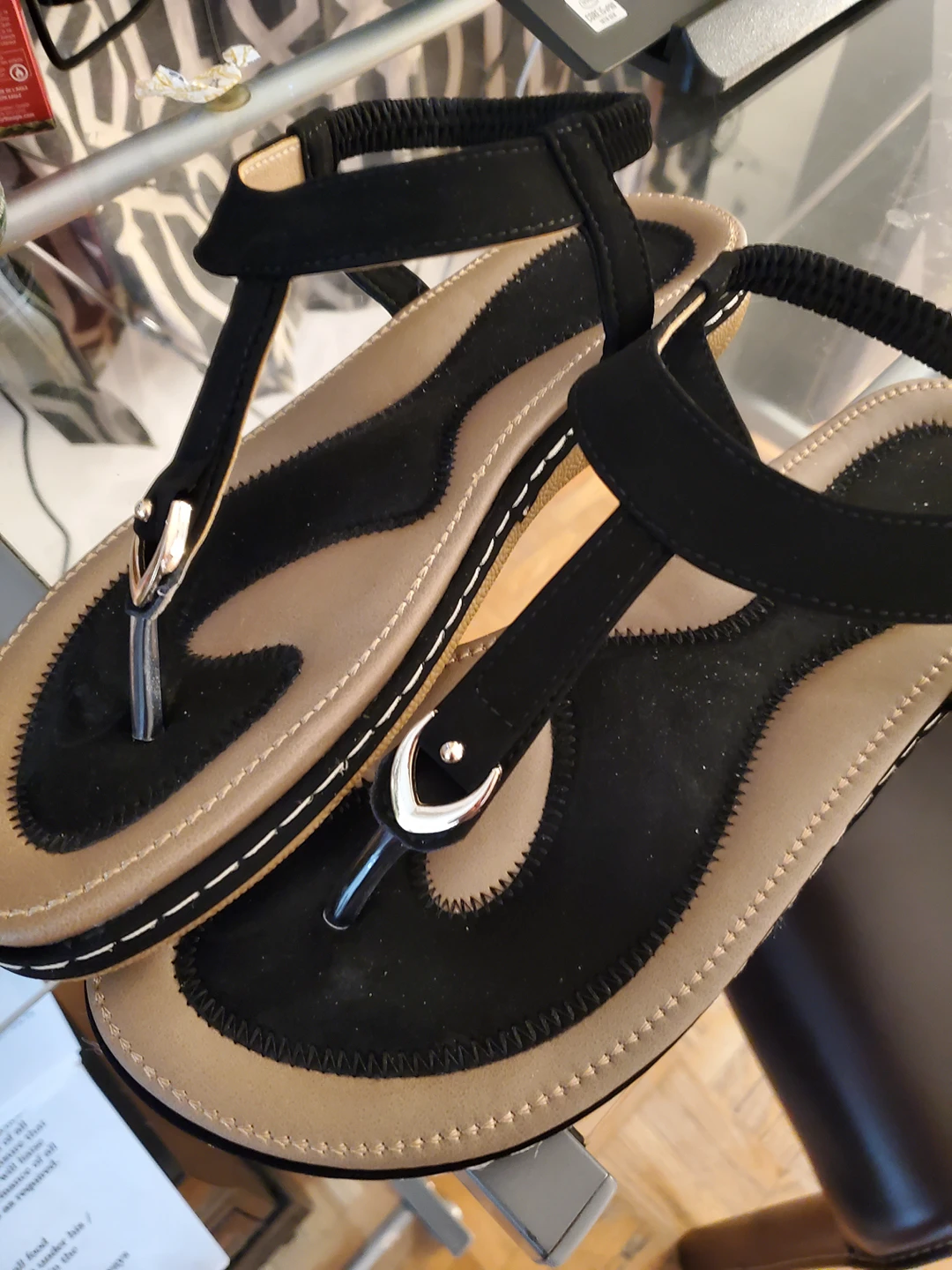Women Sandals Flat Heel Summer Casual Flip Flops 8.5 thumbnail