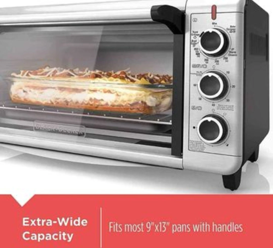 BLACK+DECKER Extra Wide Convection Toaster !