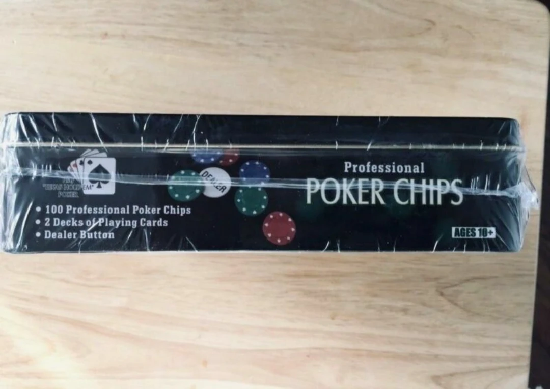Poker chips kit $25, fine gift.Brand new, Sealed - photo 3