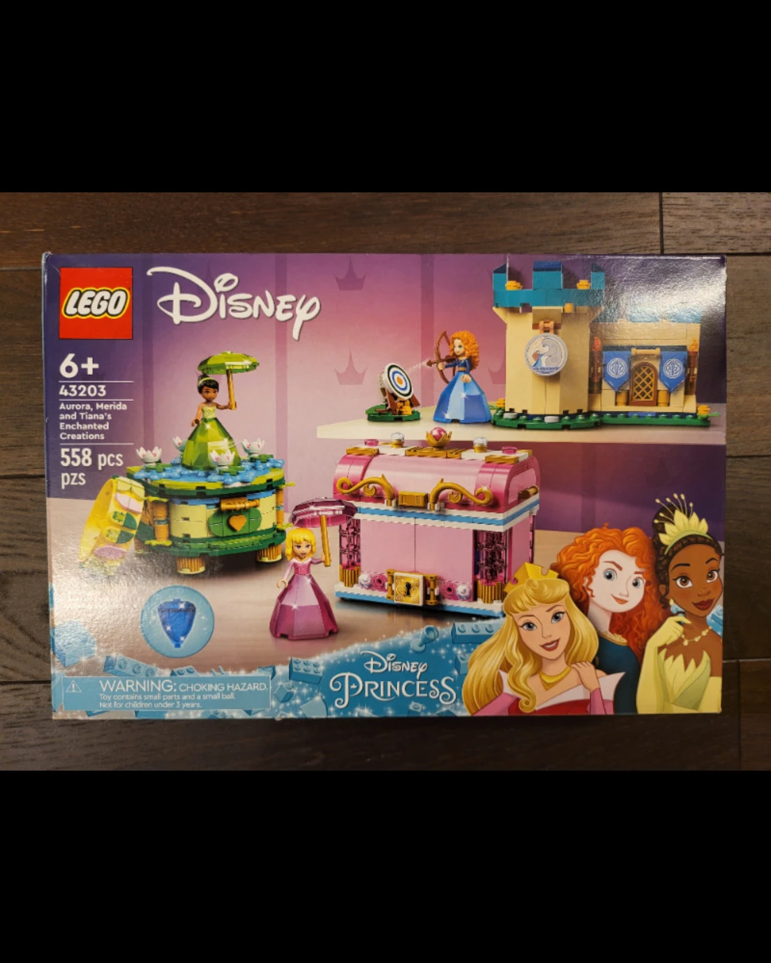 BNIB Sealed Aurora, Merida and Tiana’s Enchanted Creations 43203