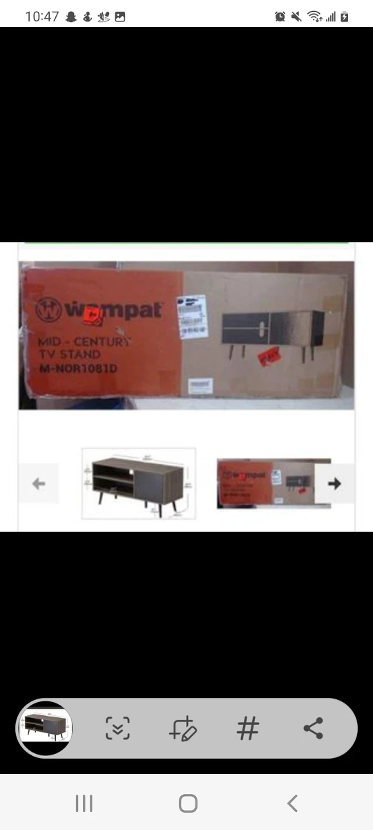 Wampat Mid-Century Retro TV Stand