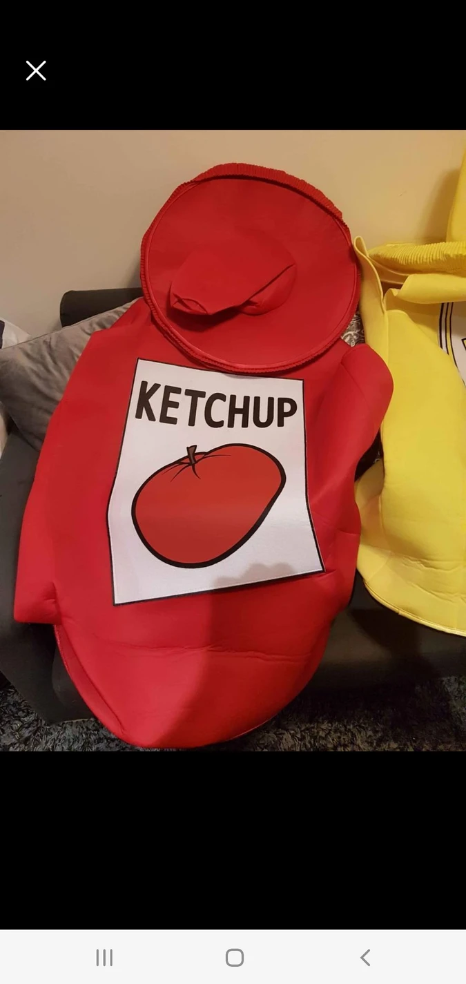 Couples costume. Ketchup and mustard. - photo 3