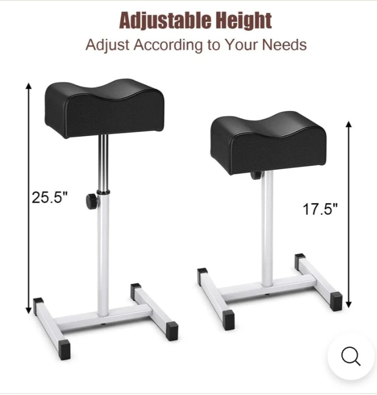 Adjustable Pedicure Manicure Technician Nail Footrest image indicator(5)