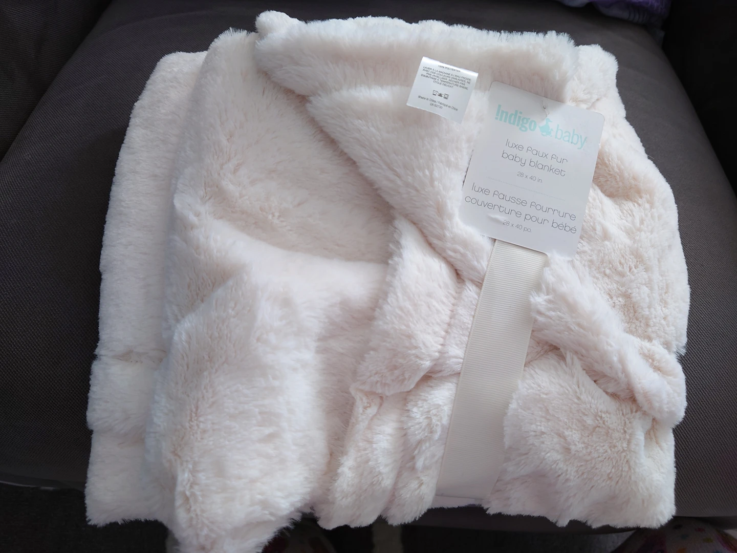 Brand New with Tag! Indigo Baby Blanket thumbnail
