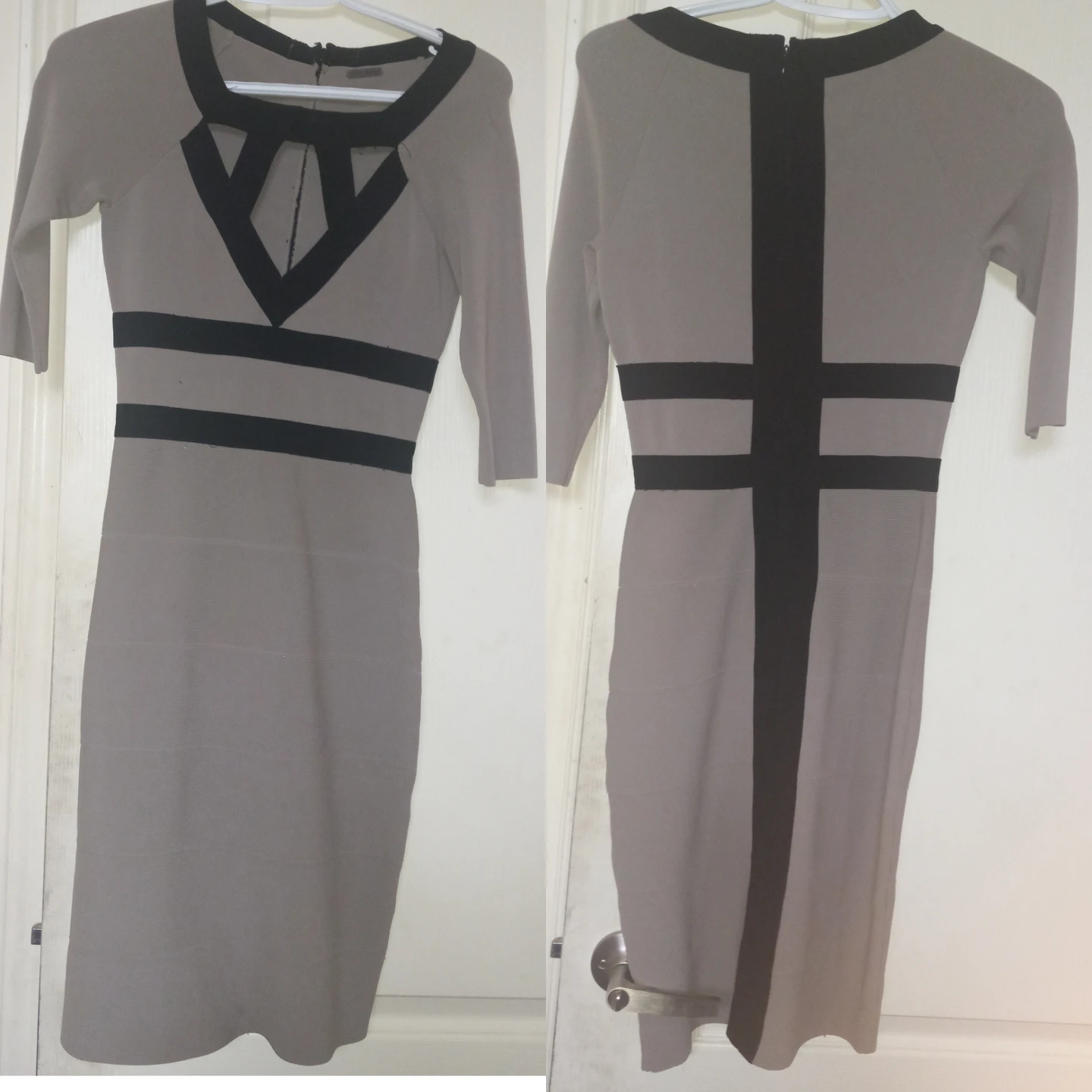 Sandra Angelozzi Bandage Body Contouring Dress thumbnail