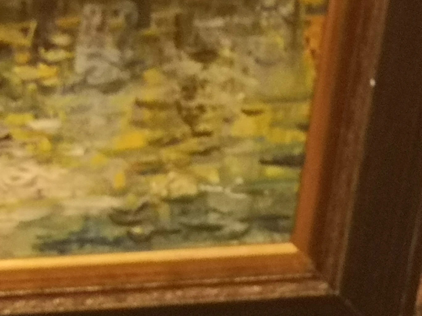 framed signed oil painting - photo 2