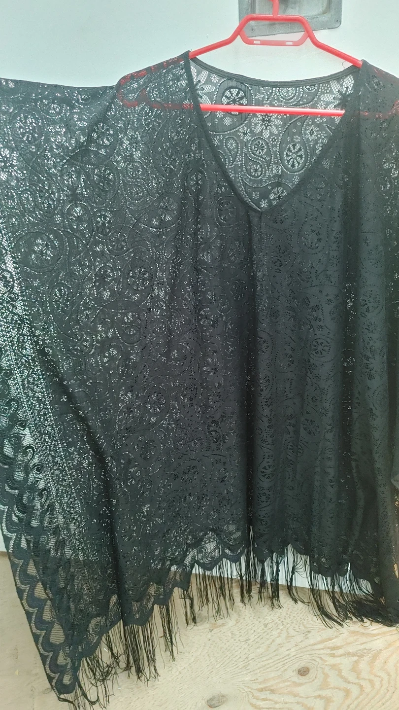 Sheer Lace Throw Over - photo 2