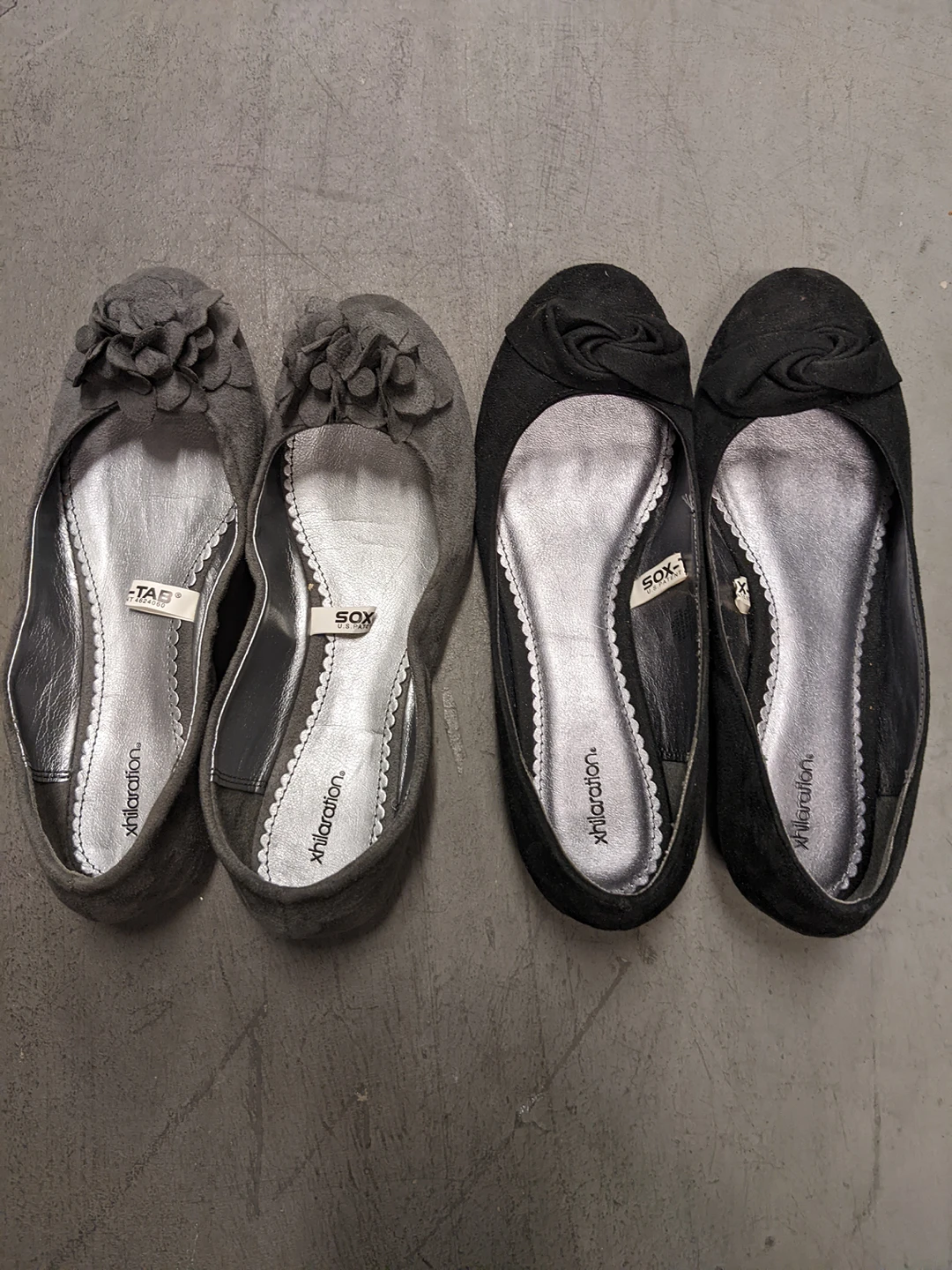 Never worn ballerina flats $5 for both pairs thumbnail
