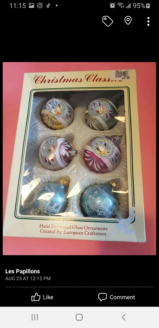 Vintage Christmas Ornaments thumbnail