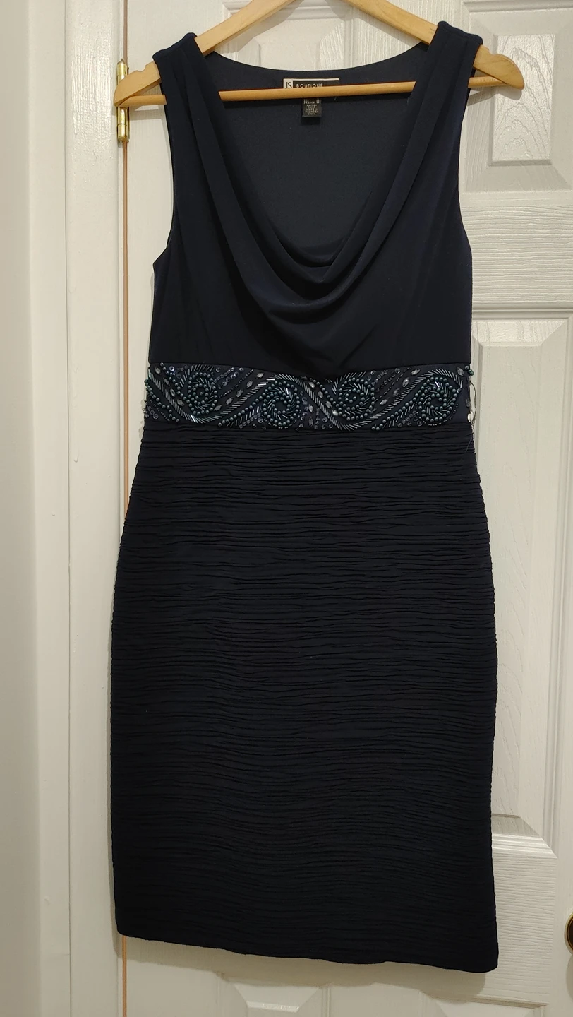 Dark blue Ladies  dress thumbnail