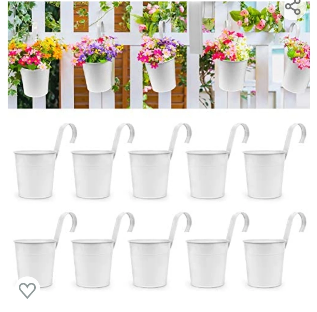 10-pcs Hanging Flower Pots (NEW) thumbnail