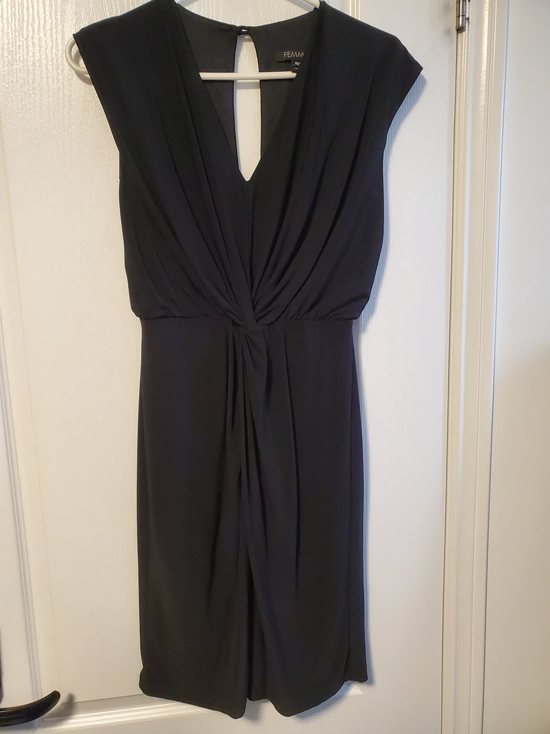 FEMME black sheath dress thumbnail