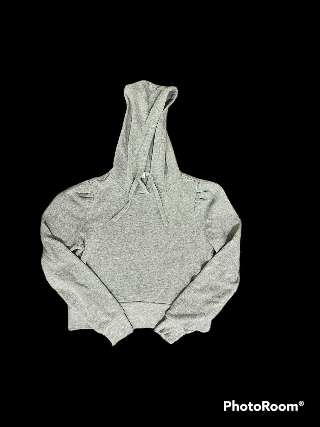 Small Princess Sleeve Grey sweatshirt Hoodie thumbnail