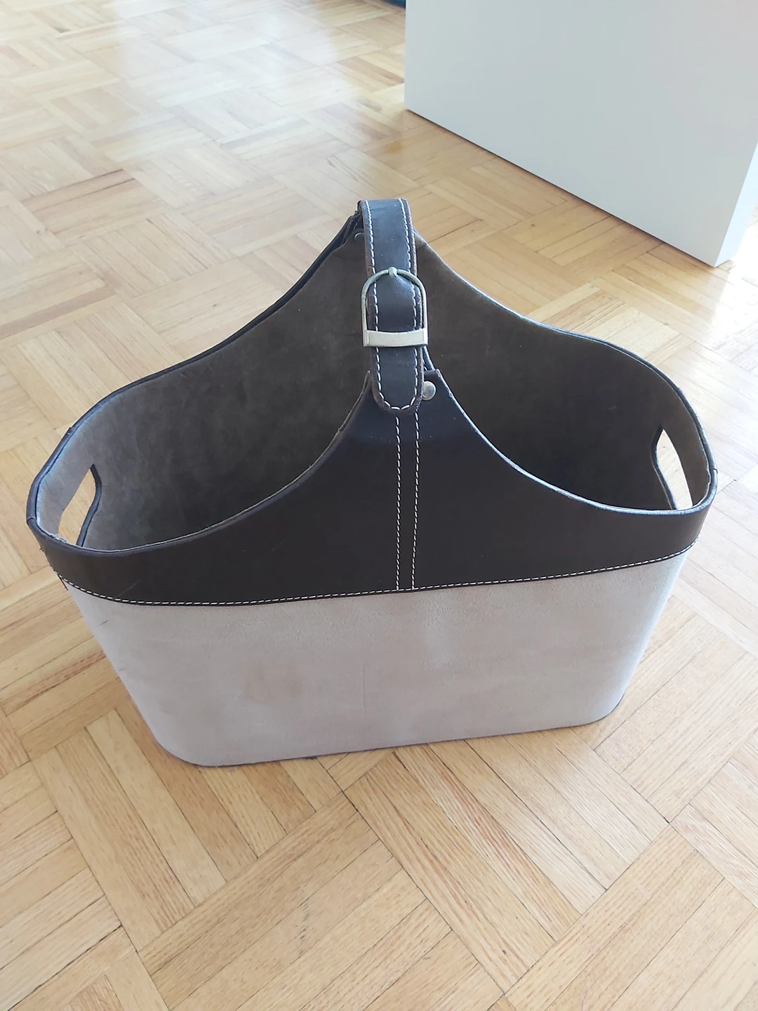 Leather Magazine Holder thumbnail
