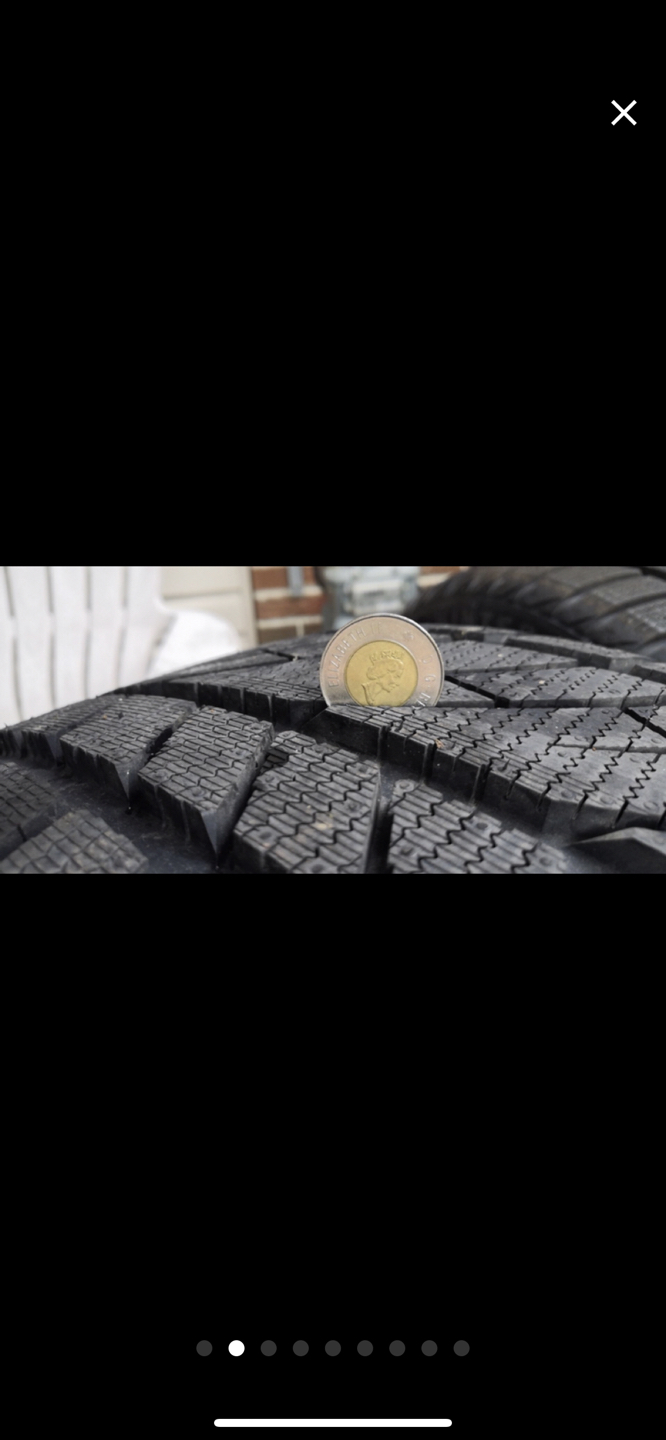 90% New DodgeGTS Winter tires 255/40R/19. $390 - photo 2