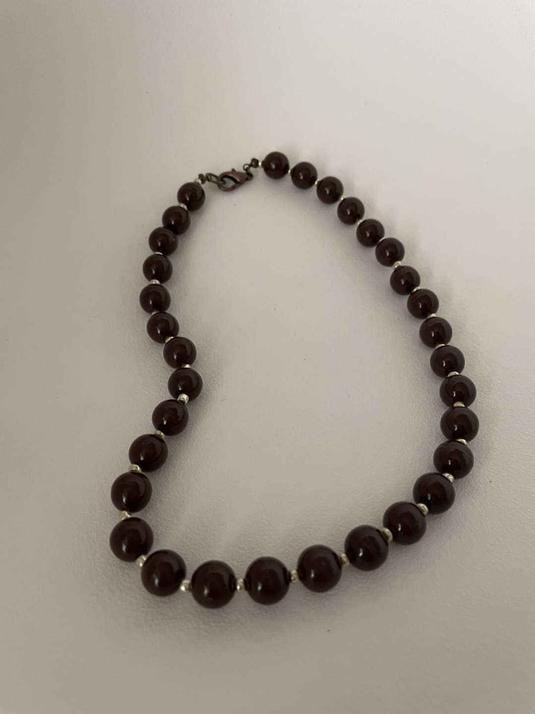 New Brown Beaded Necklace image indicator(4)