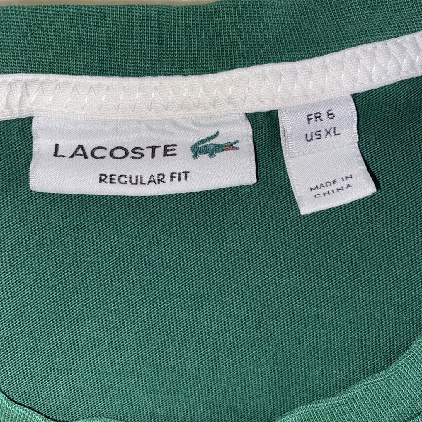 Men’s Lacoste TShirt - XL, Green - photo 3