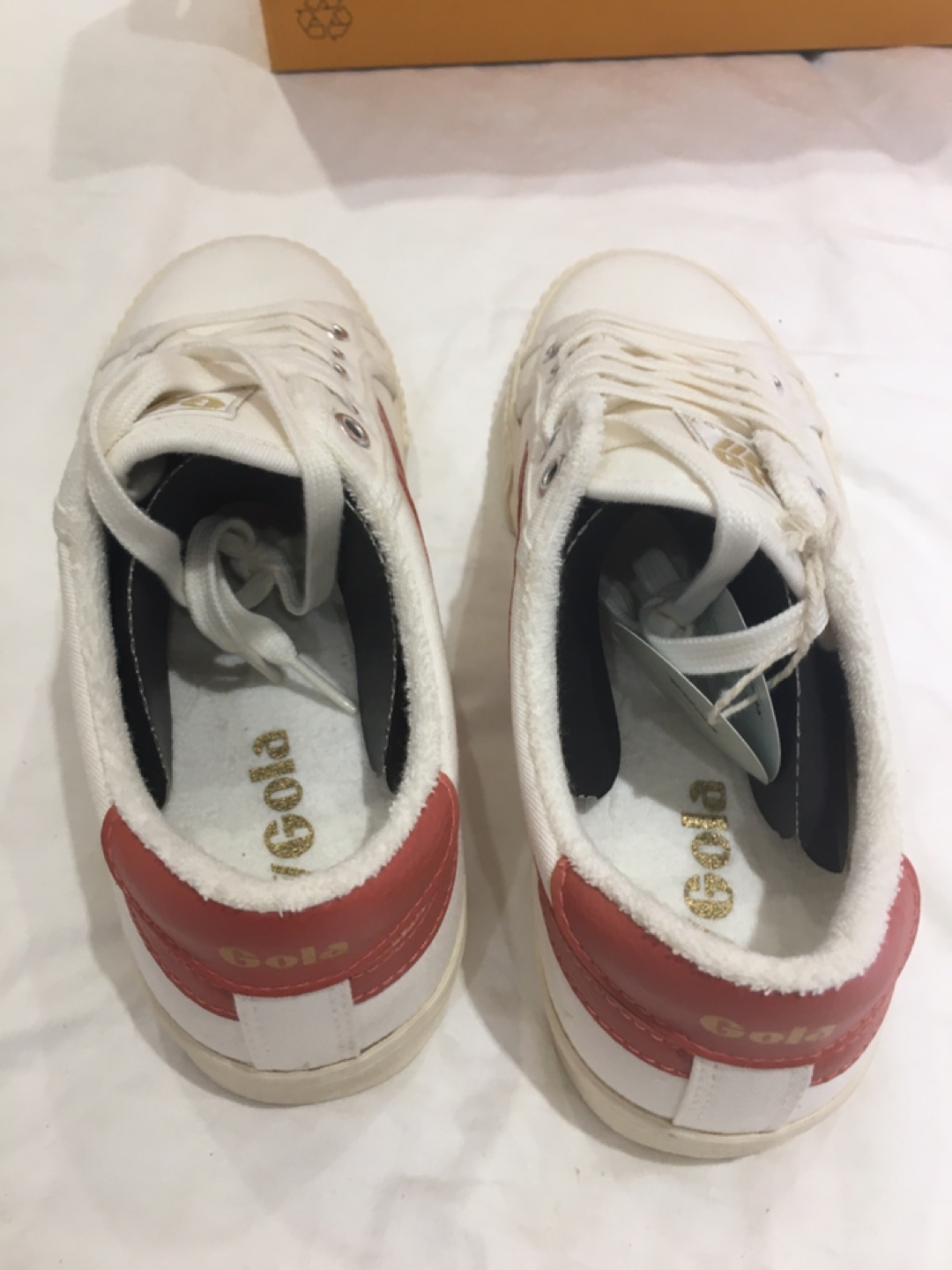 NIB - GOLA Canvas White Tennis Shoes - EU39 ~ W8 - Never Worn image indicator(3)