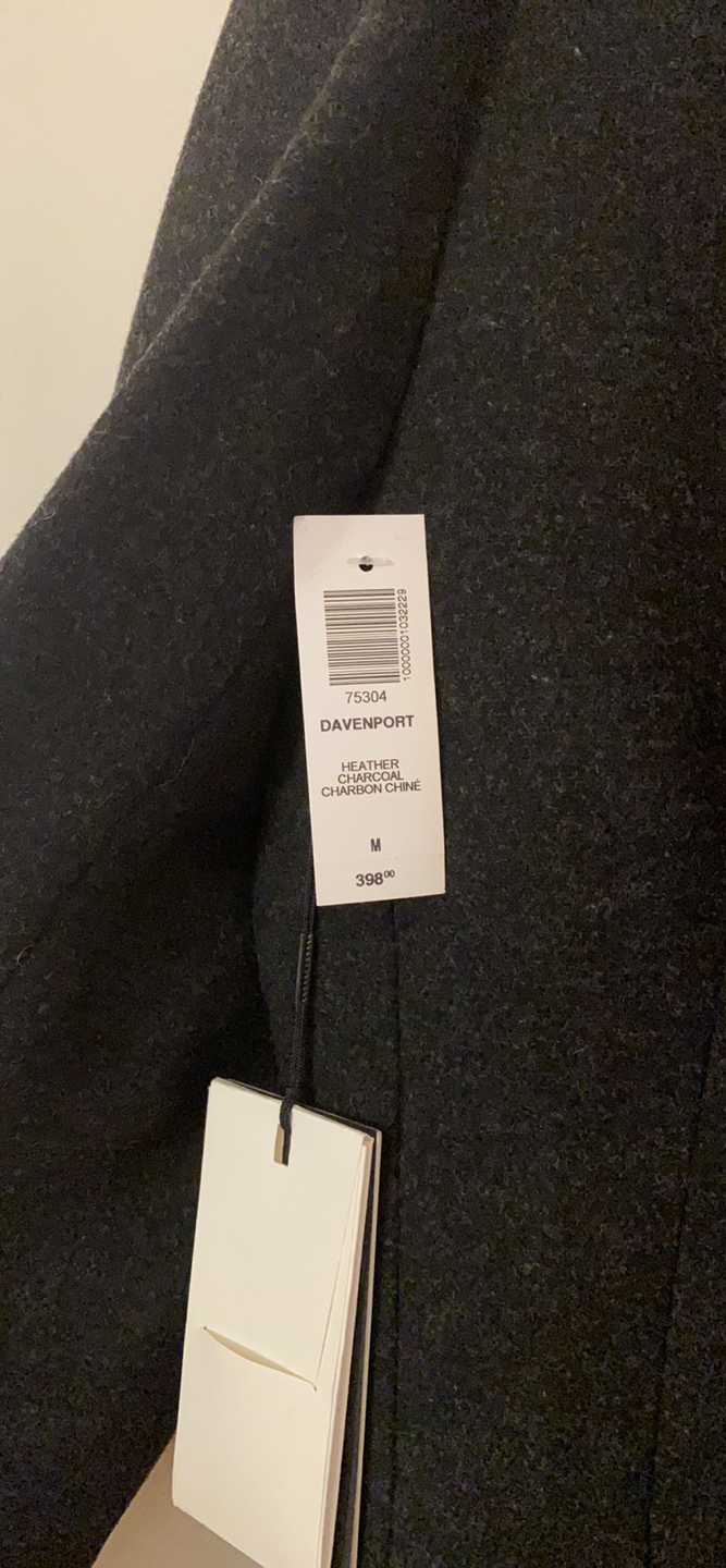 Aritzia Babaton Davenport Wool Coat, grey M - photo 3