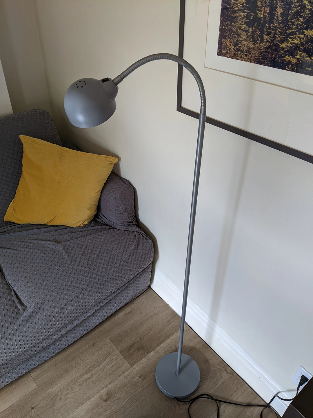 Silver Floor Lamp thumbnail