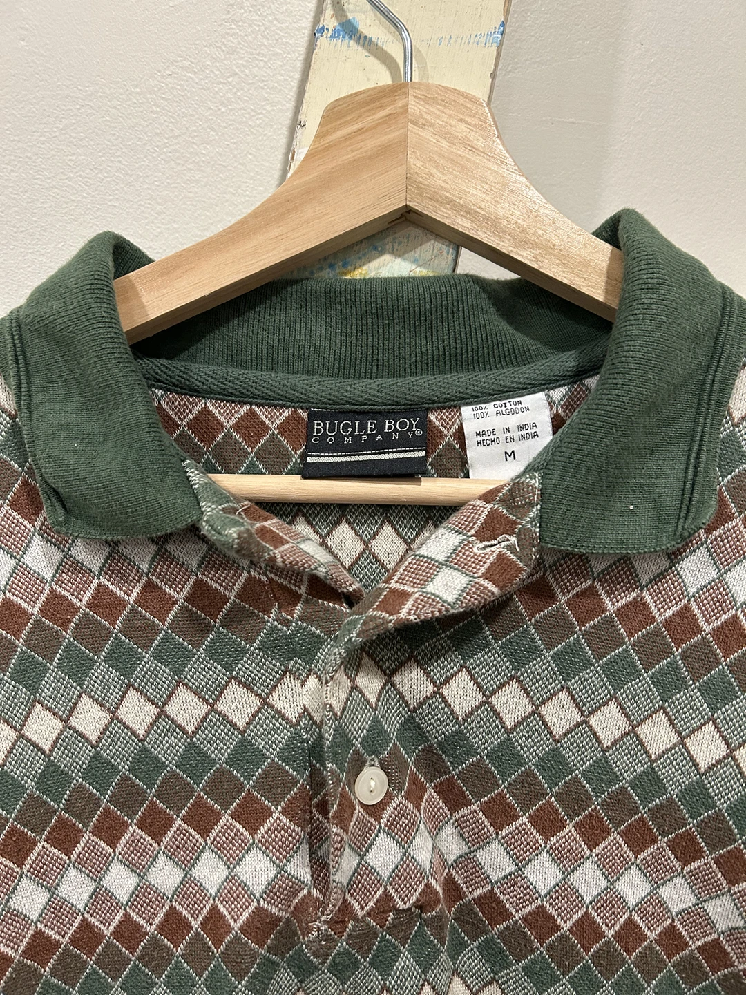 Bugle Boy Vintage Polo Shirt, size M image indicator(4)