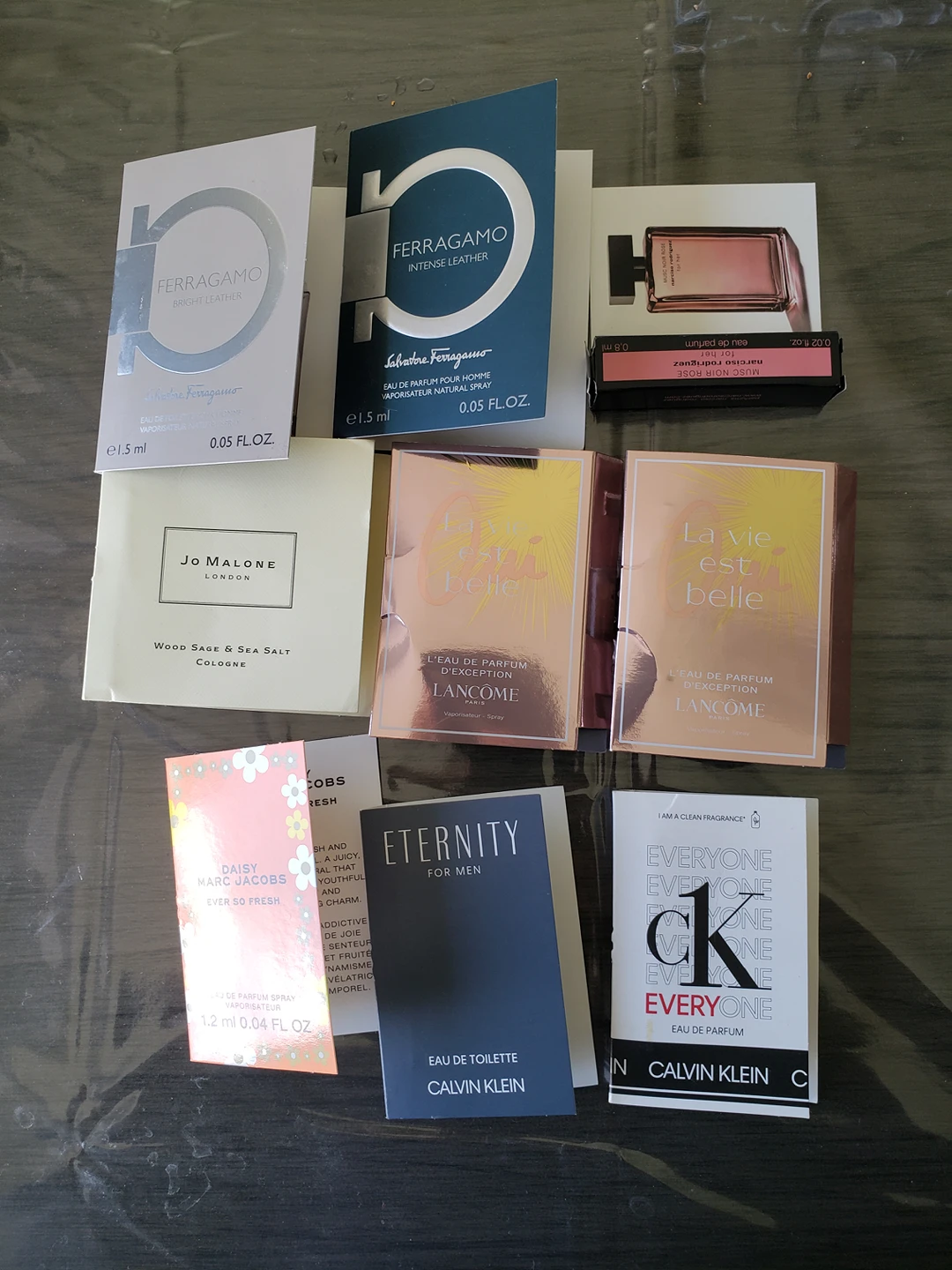 sample size perfumes