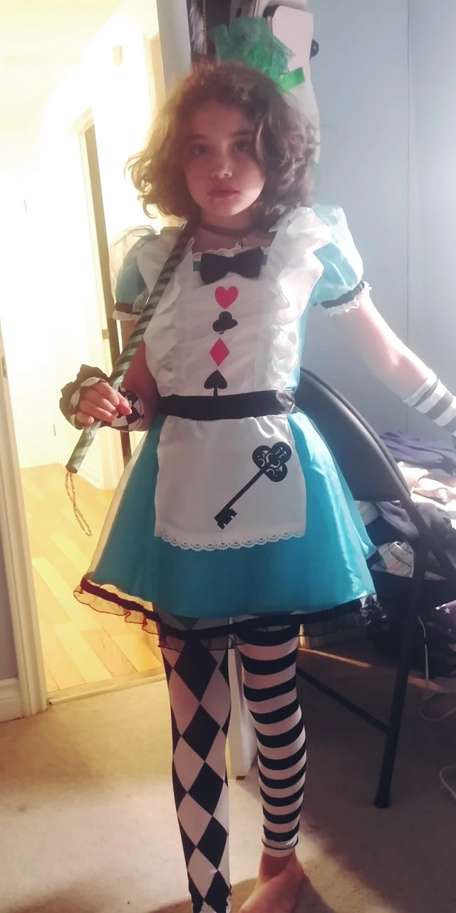 Halloween costume - Alice in Wonderland Costume size medium 8-10 - photo 3