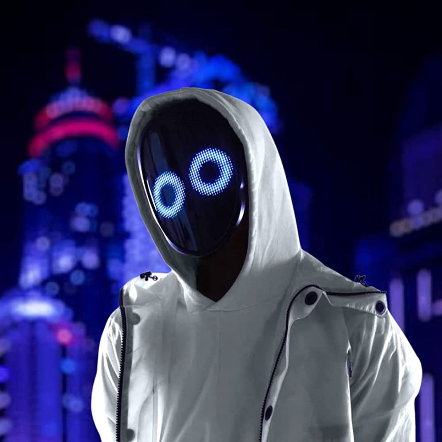 LED screen mask, Halloween cosplay toy