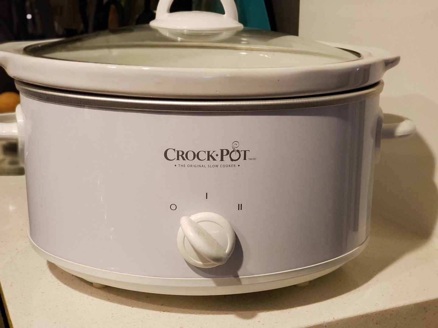 3-qt White CrockPot Slow Cooker