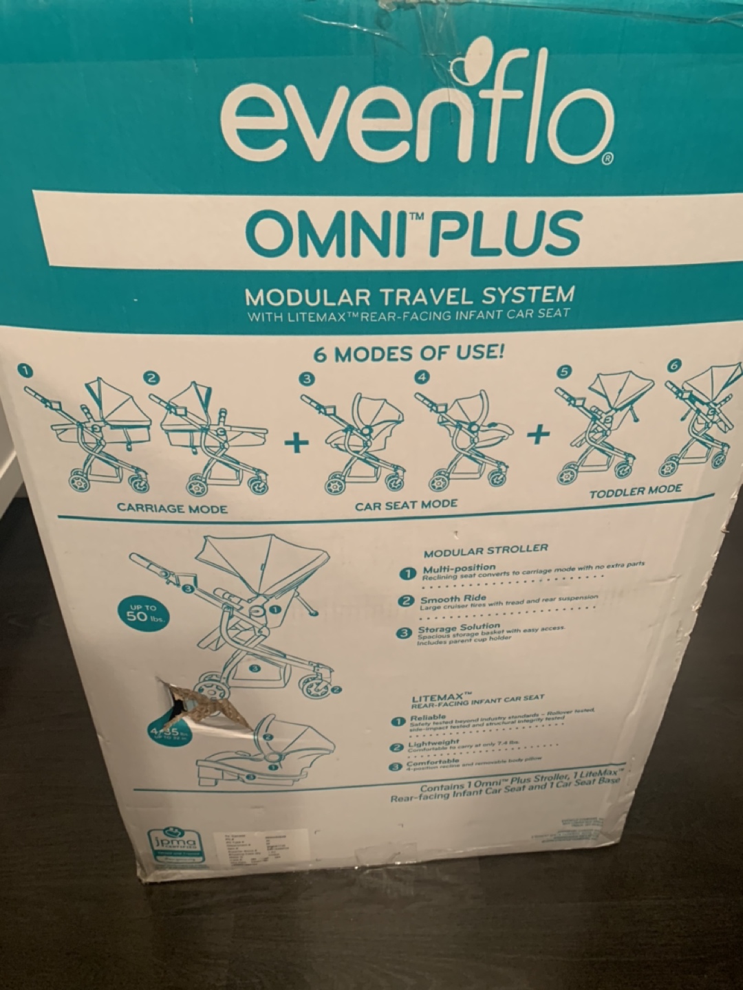 Omni plus stroller and car seat - photo 5