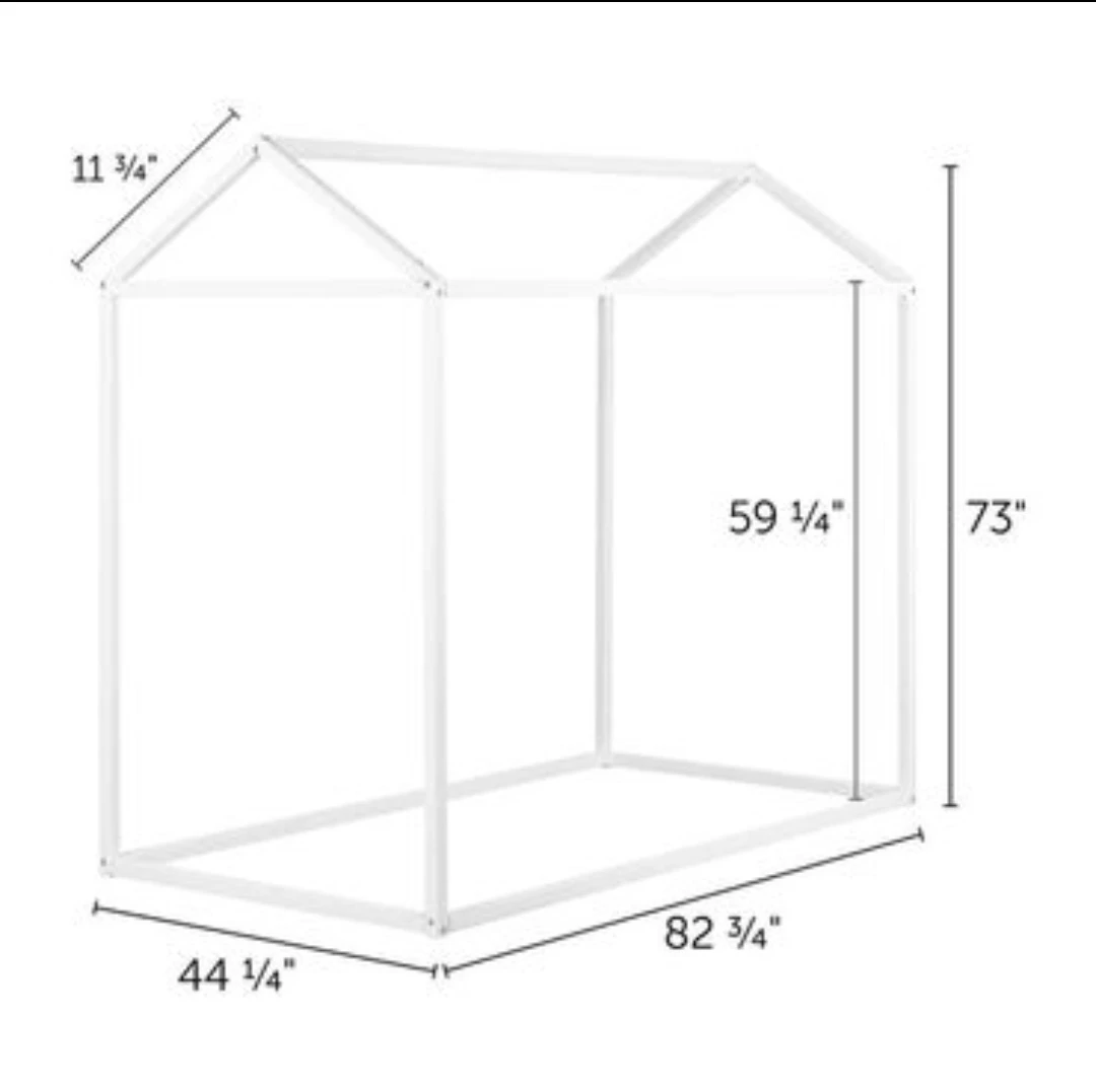 Capony/Tent Bed + Metal Box Spring - photo 4