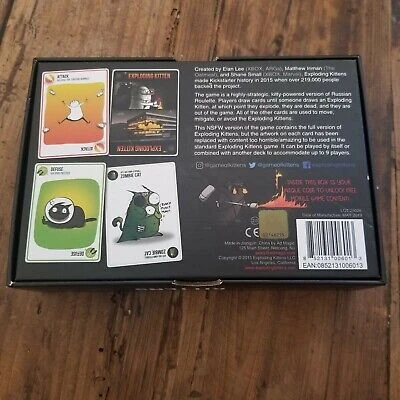 exploding kittens NSFW boardgame - photo 3