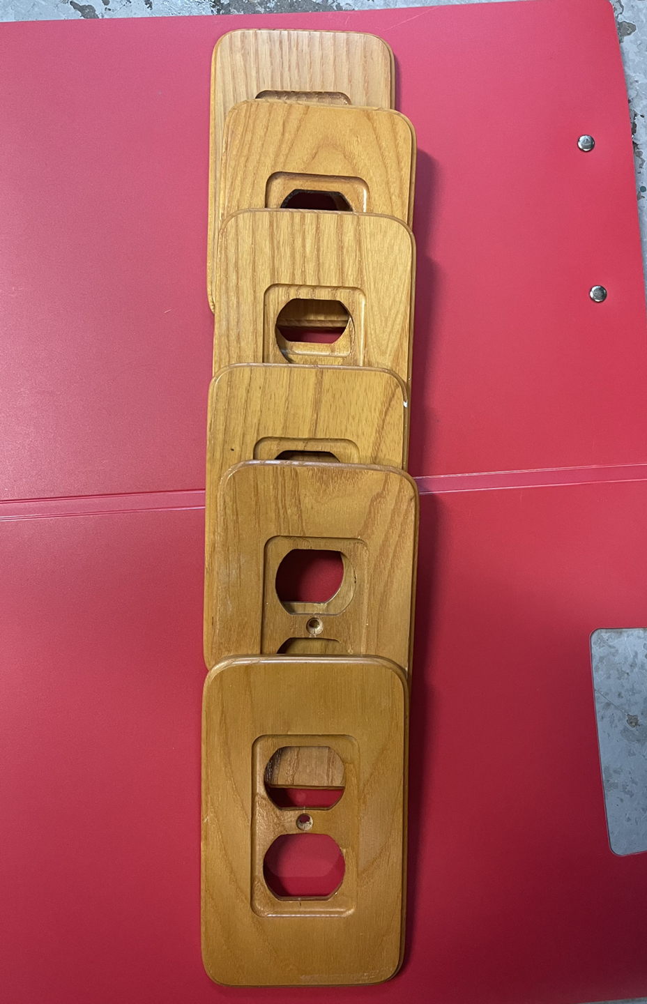 Outlet cover wooden thumbnail