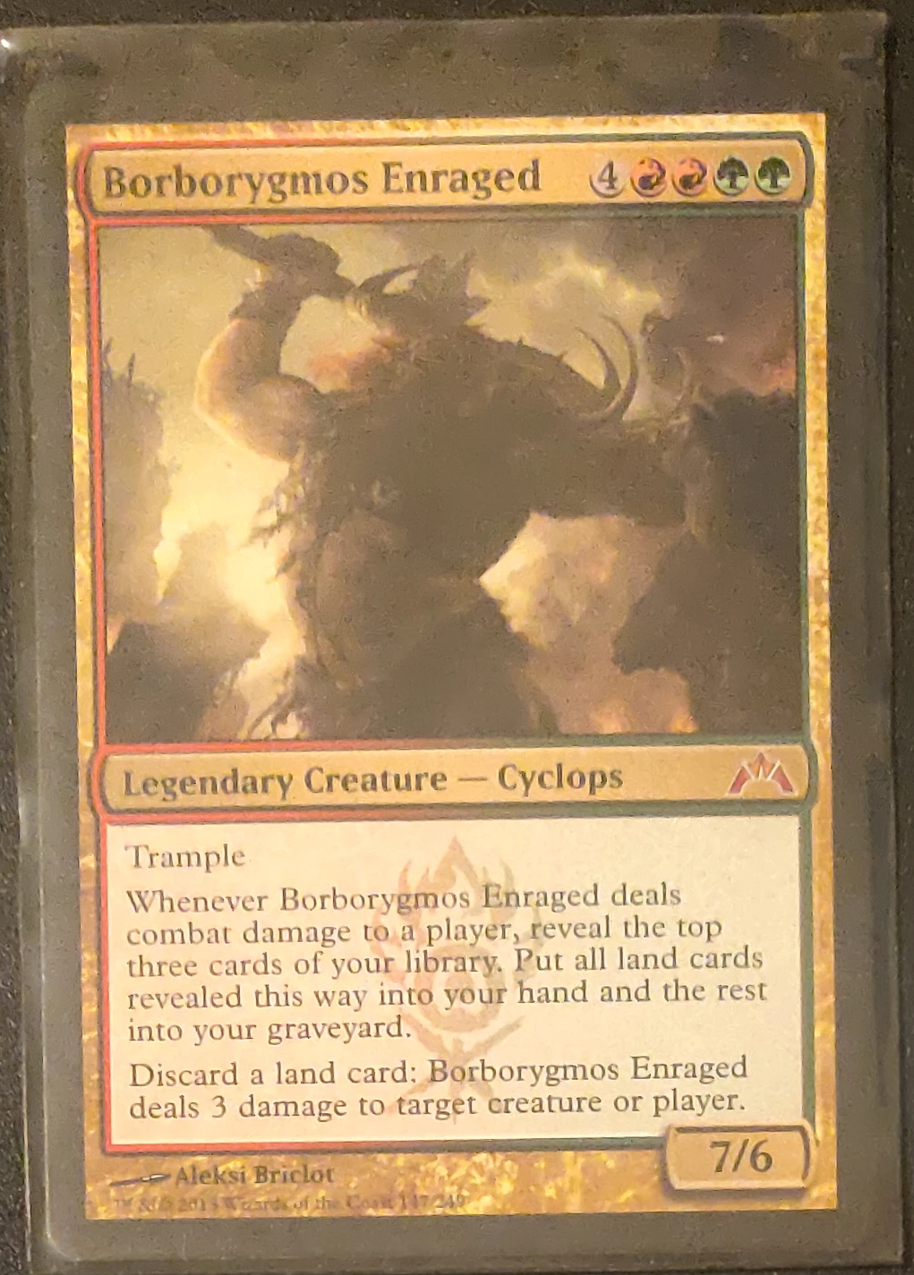Magic the Gathering SP ( Borborygmos Enraged )