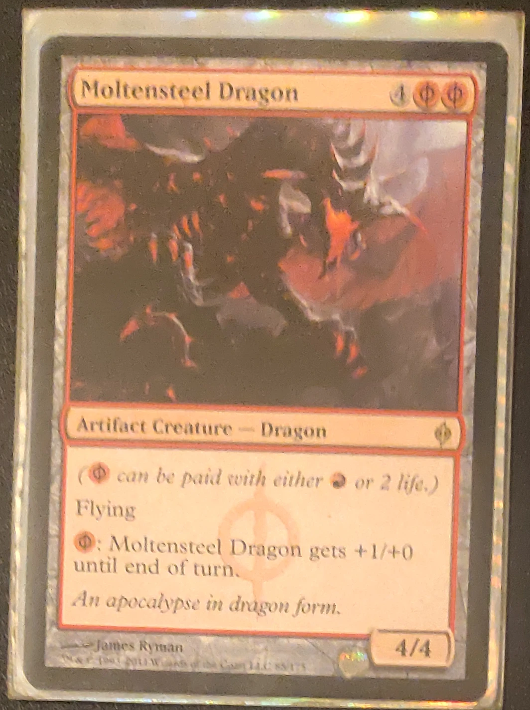 Magic the Gathering SP ( Moltensteel Dragon )