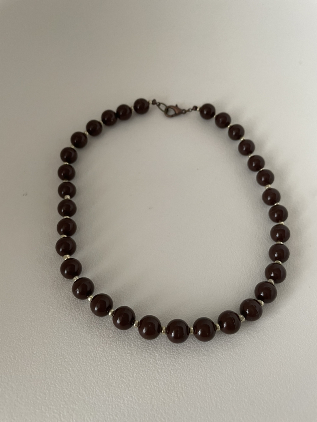 New Brown Beaded Necklace image indicator(2)