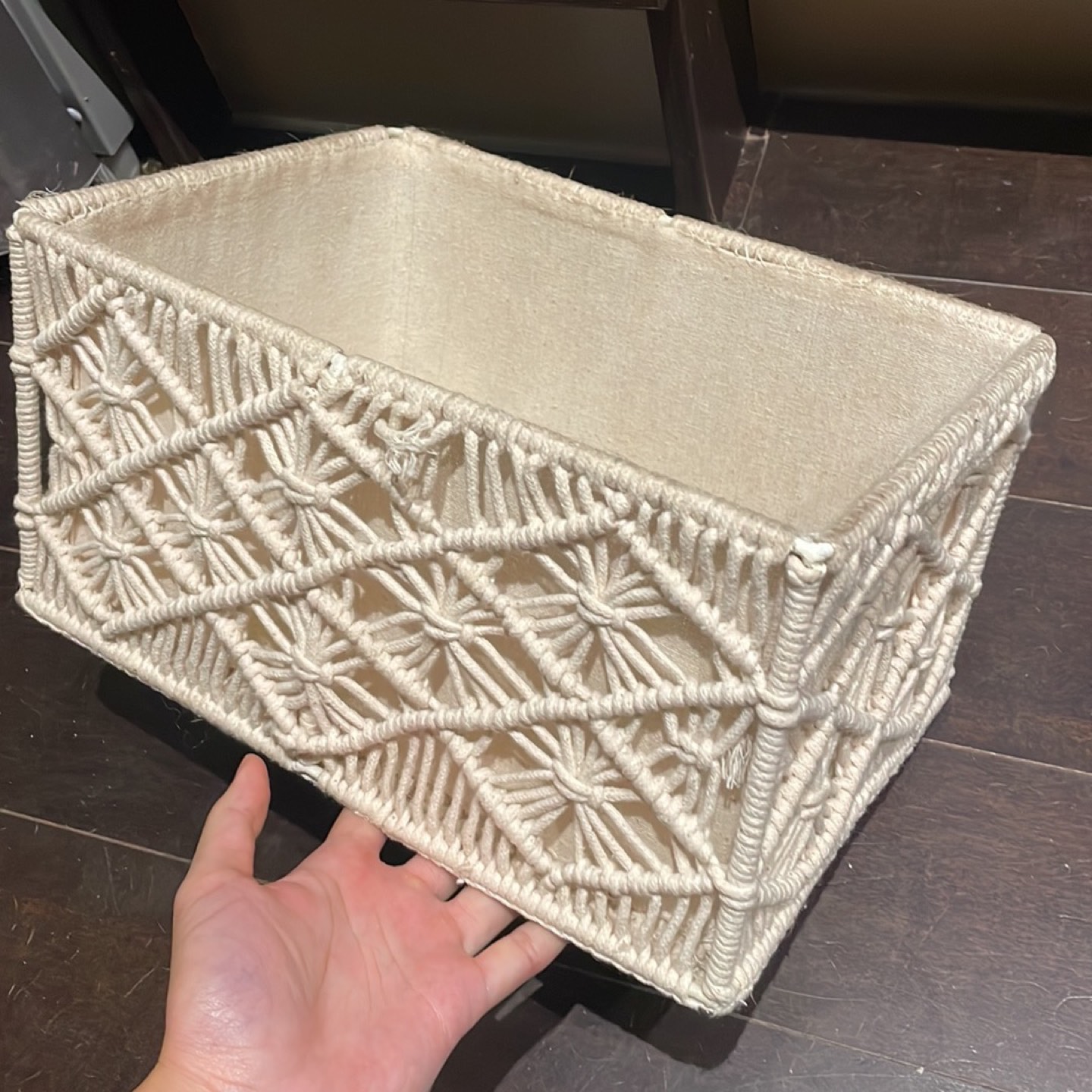 Macrame storage box thumbnail